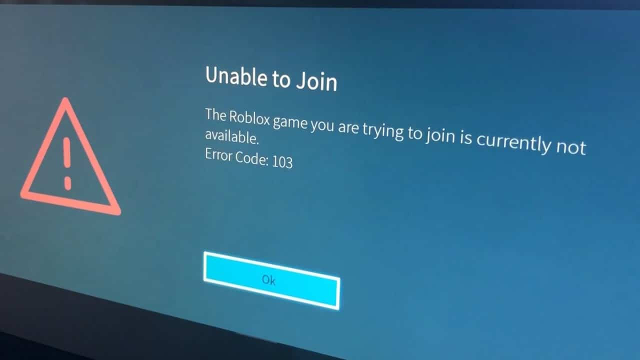 How to fix “Error Code 103” on Roblox Xbox One